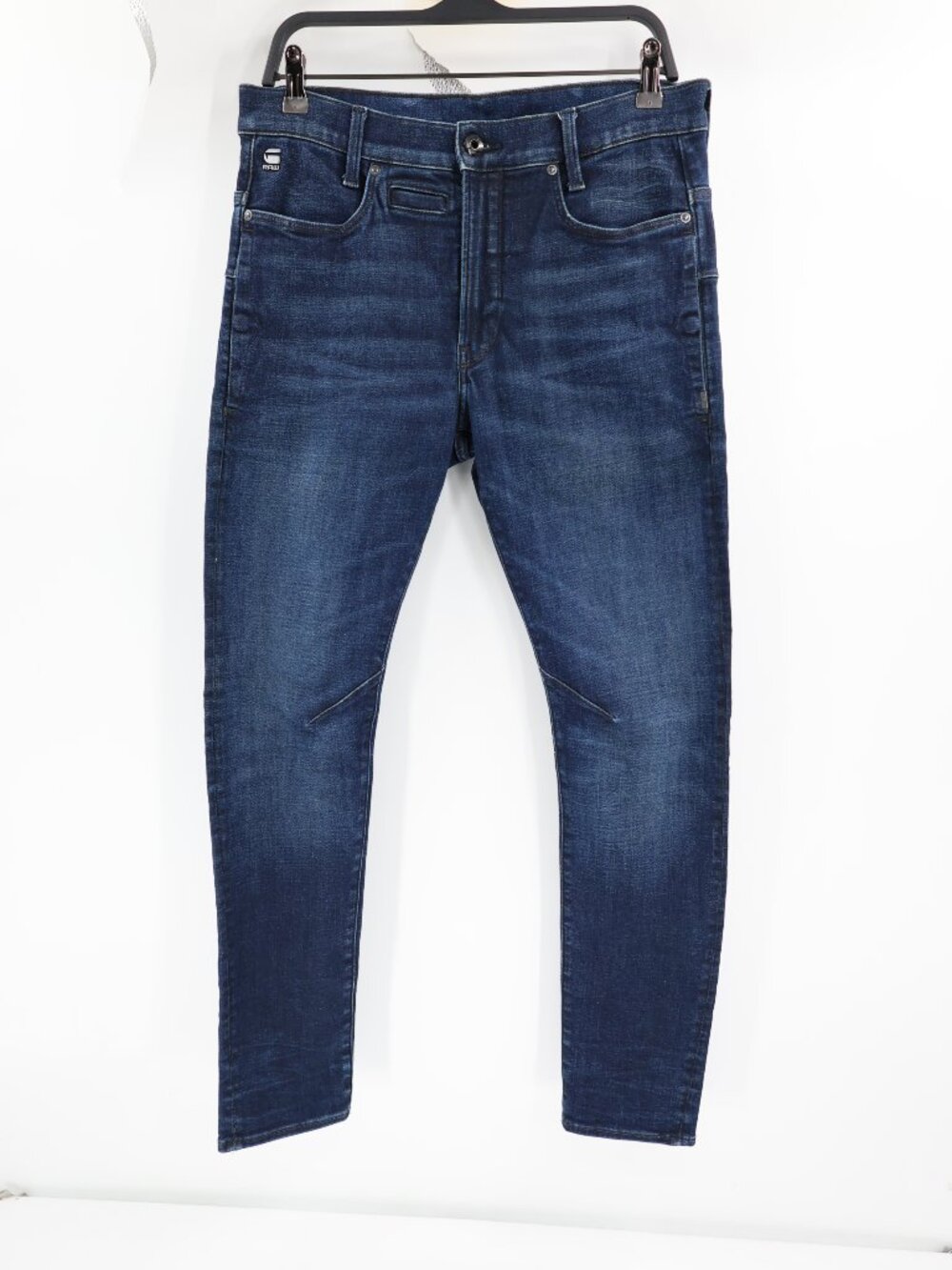 G Star Raw Jeans Men’s 31 D Staq 3D Slim Mid Rise Tapered Leg Blue Denim Stretch